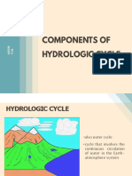 ABEN 70A - 4. Components of Hydrologic Cycle