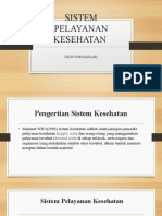 SISTEM PELAYANAN KESEHATAn