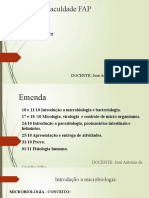 Introdução à Microbiologia: conceitos básicos