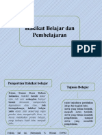 Hakikat Belajar Dan Pembelajaran