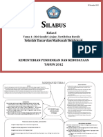 Silabus Diri Sendiri - Jujur Tertib Dan Bersih Kelas I - Ok