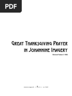 Eucharistic Prayer in Johannine imagery  