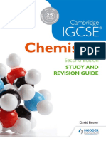 Cambridge IGCSE Chemistry Study and Revision Guide (Besser, David)