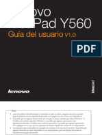 Manual Lenovo y560