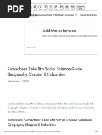 Samacheer Kalvi 8th Social Science Guide Geography Chapter 6 Industries - Samacheer Kalvi