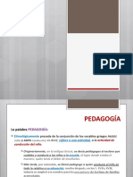 Pedagogía y Educación 1.1