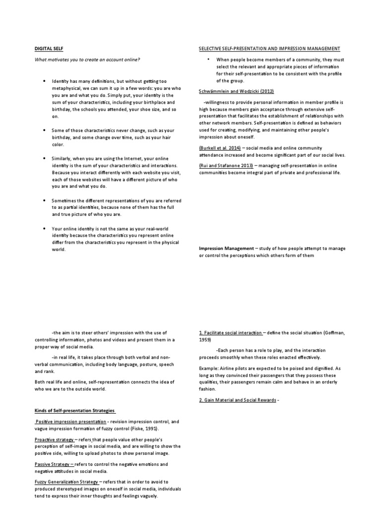 Digital Self PDF Reference Cognition