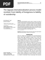 The Uppsala internationalization process model revisited