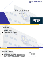 Week 10 - Basic Logic Gates