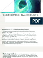 Keys For Modern Agriculture