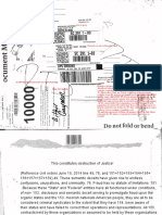 Arthur Bennett El Bey Sheriff Returned Document DEFAULT Judgement S. DUANE LEWIS DBA