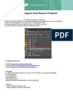 10 Instagram Post Banner-Products: 1. Smart Object