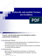 Kulturelle Und Mediale Formen Des Erzählens-6b - WS 2013