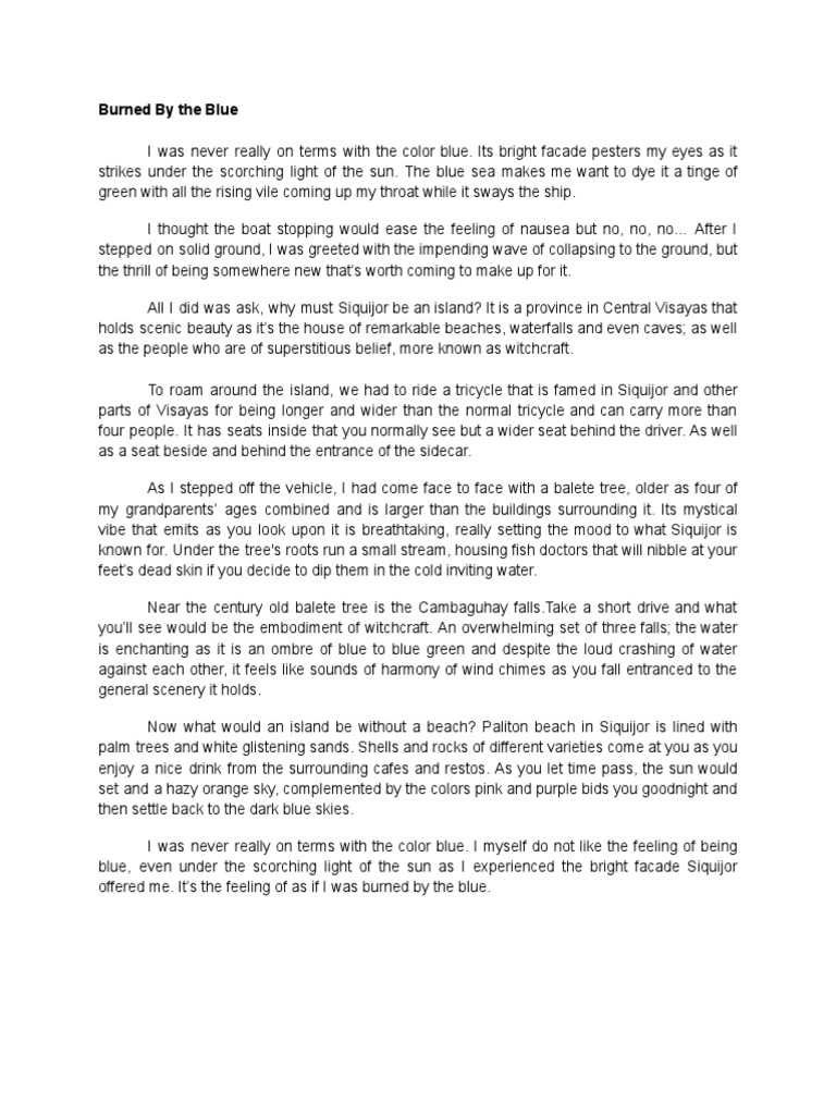 Travelogue Example Feature PDF