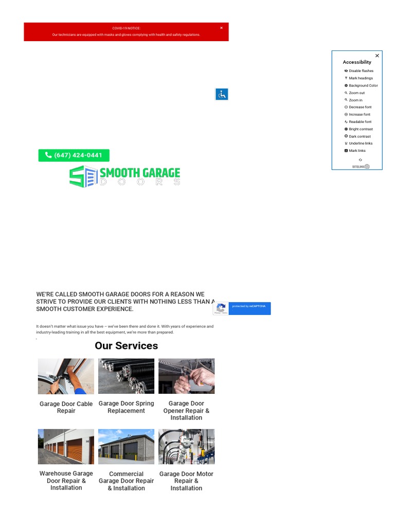 Smooth Garage Doors Vaughan PDF Garage (Residential) Door