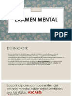 EXAMEN MENTAL - Presentación