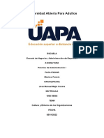 Cultura y Entorno de Las Organizaciones - Josè Cosme