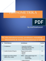 DASAR-2 EKONOMETRIKA - Lengkap