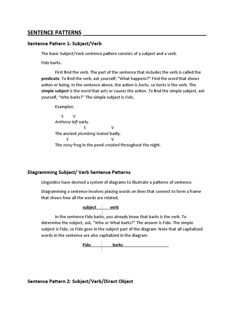 grammar-sentence-pattern-pdf-subject-grammar-verb