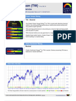 Stock Research Report For TW As of 7/27/11 - Chaikin Power Tools