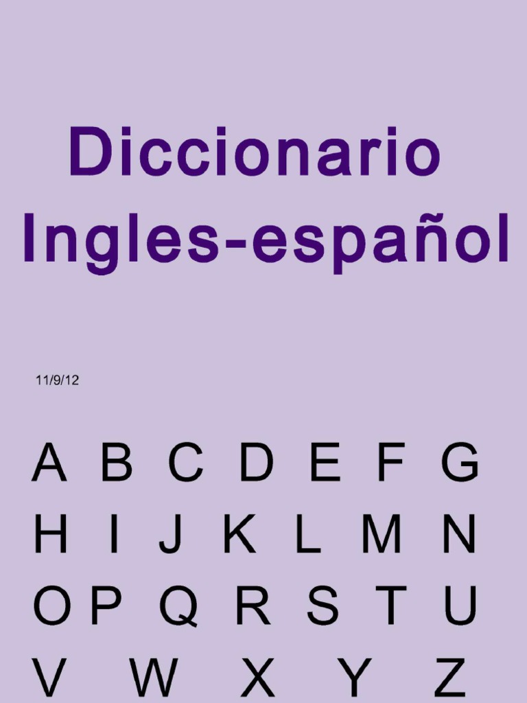 Diccionario InglesEspañol Redes PDF