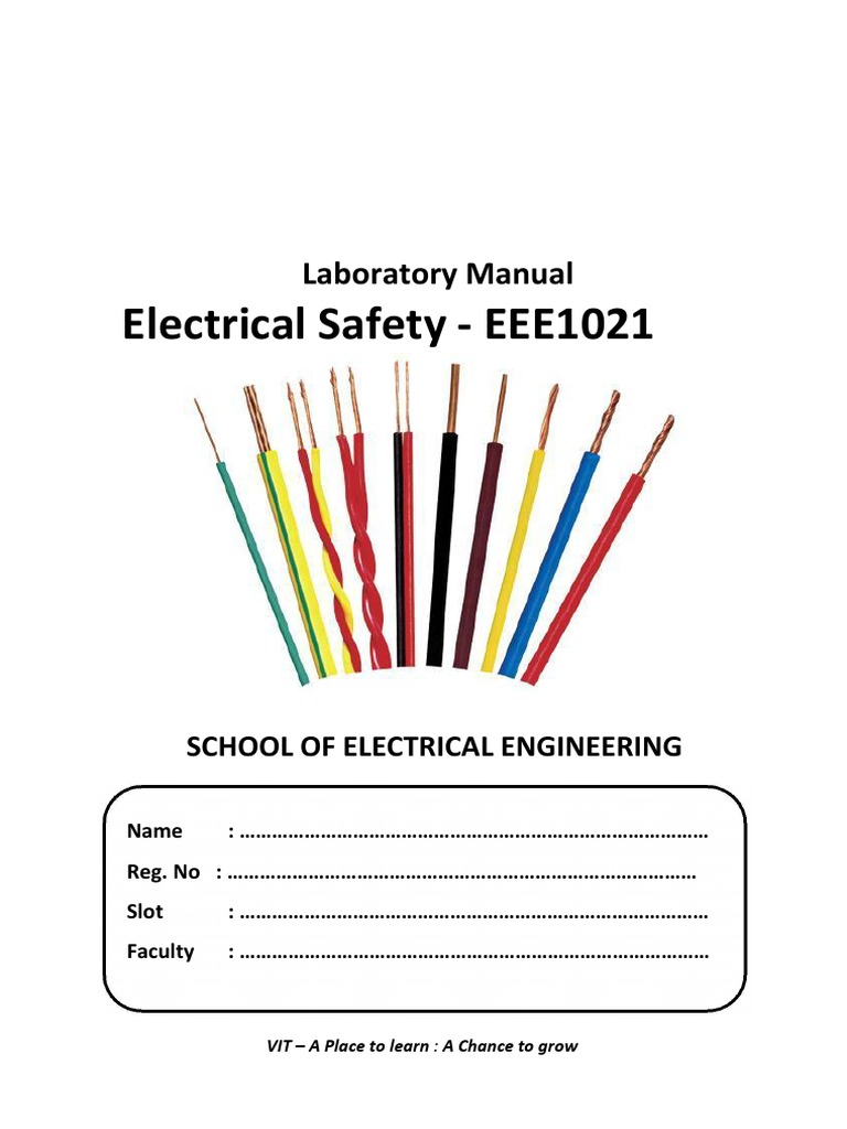 Electrical Safety Manual PDF Electrical Resistance And Conductance