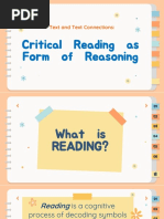 Q2 - Topic3 - Critical Reading As Form of Reasoning