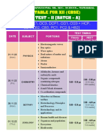 Xii Cbse - Half Test - II (Batch - A) - 2