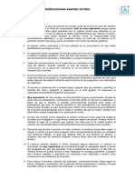 Instrucciones Examen Online