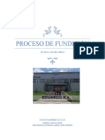 Proceso de Fundición