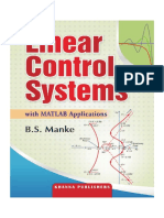 Linear Control Systems A Textbook For Engineering Students