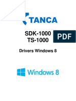 Instalação Drivers Windows 8