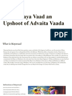 Mayavaad A Lower Upshoot of KevalaDvaita Vaada