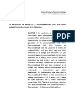 Articulo La Necesidad de Regular La Responsabilidad Civil Por Daño Ambiental en El Codigo Civil Perunao