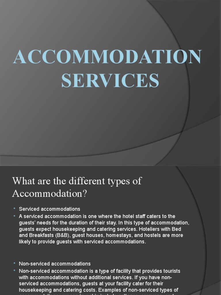 ACCOMMODATION | PDF | Hotel | Resort