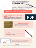 Infografia de Instrumentos Del Renacimiento