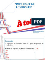 L'imparfait de l'indicatif