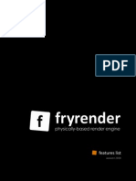 Fryrender Features List