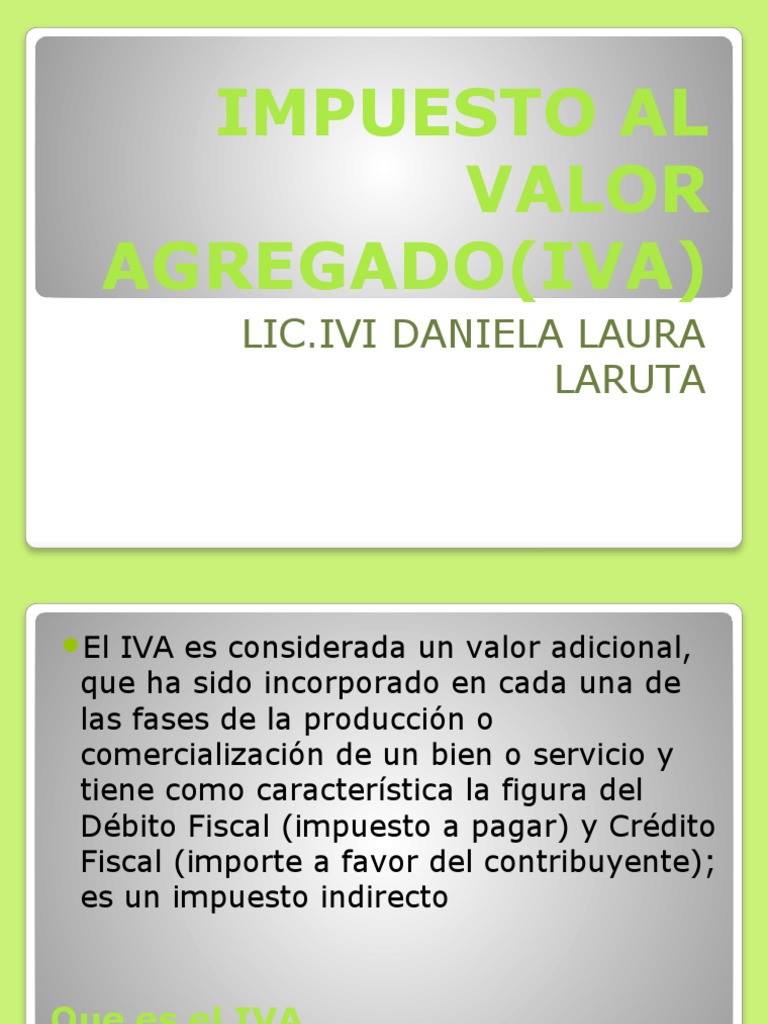 Iva It | PDF | Impuesto al valor agregado | Impuestos