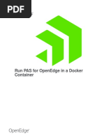 Pas for Openedge Docker Containers