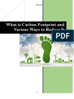 What Is Carbon Footprint