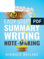 Easy Steps to Summary Writing a - Nirmala Bellare