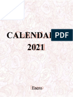 CALENDARIO 2021 (Special)