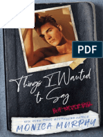 Things I Wanted To Say (But Never Did) (Murphy, Monica)