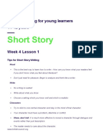 Tips For Short Story Writing