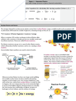 Separate Physics Paper 1 Revision Sheet54644