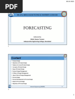 Forecasting