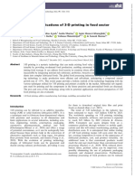 Innovations and applications of 3‐D printing in food sector Int J of Food Sci Tech - 2022 - Taneja