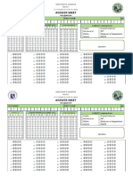 Answer Sheet Diagnostic Test