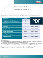 Circular Interna 05 - Aclaratoria Causal de Testeo.